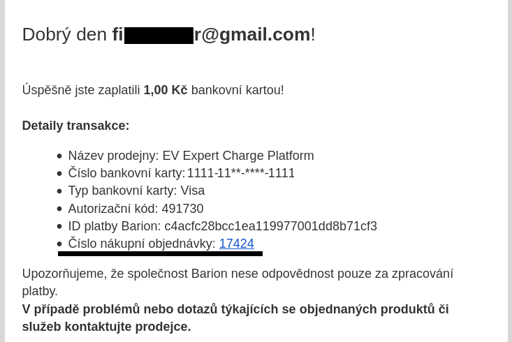 example payment e-mail